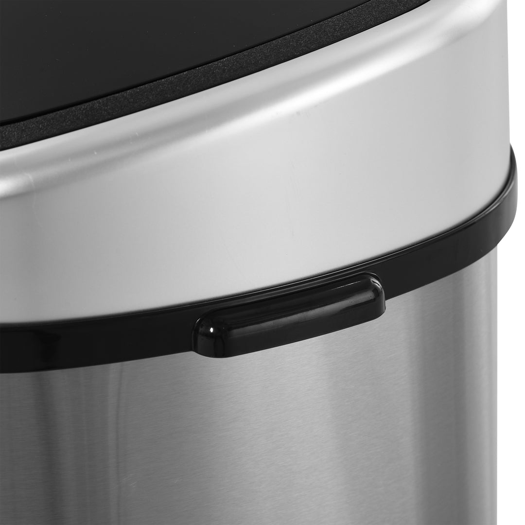 MCL Stainless Steel Kitchen Sensor Dustbin Automatic Touchless Rubbish Garbage Waste Bin 58L Silver