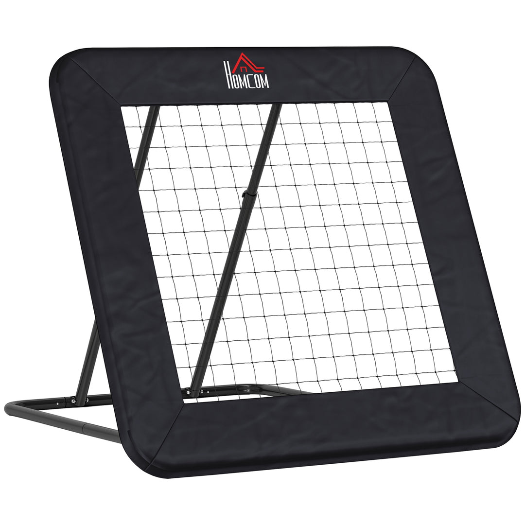 MCL Football Training Net Target Goal, with Adjustable Angles - Black