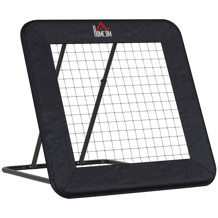 MCL Football Training Net Target Goal, with Adjustable Angles - Black