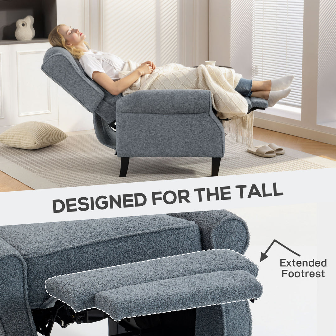 Recliner Armchair with Extended Leg Rest