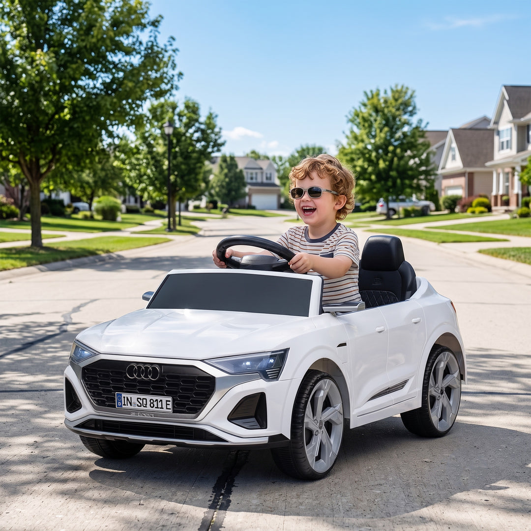 Audi Q8 etron Sportback Licensed Ride on Car with Remote Control, Four