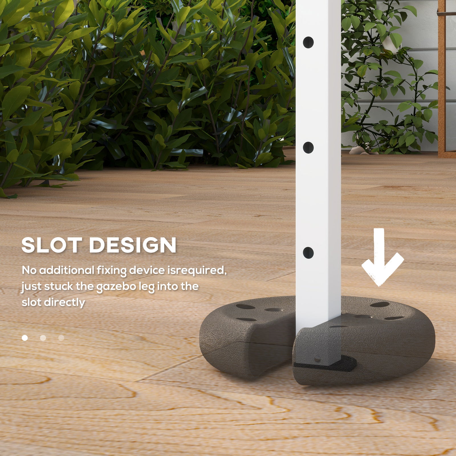 Pop up Canopy Tent Weights Set of 4 PCs, Leg Weights for Marquee Party Tent Outdoor Canopy 8.8KG