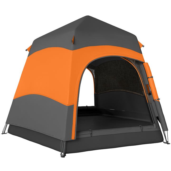 Double Layer Instant Pop Up Tent with Rainfly, Portable Camping Shelte