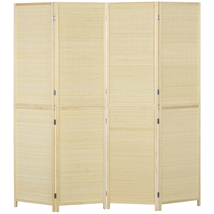 Room Divider, Freestanding Privacy Screen, 4 Panel Folding, 180 x 180c