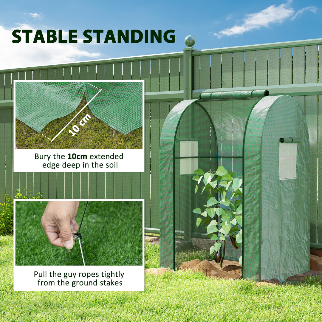 94 x 94cm Mini Portable Greenhouse - Green