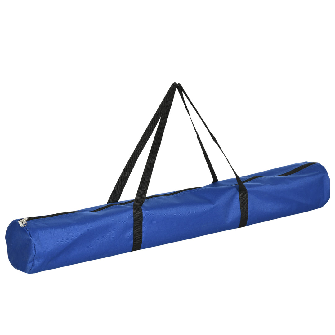 Dog Agility Equipment Training Adjustable Obstacle Course Set with 6 Weaves Poles Storage Bag for Pet Outdoor Games Exercise