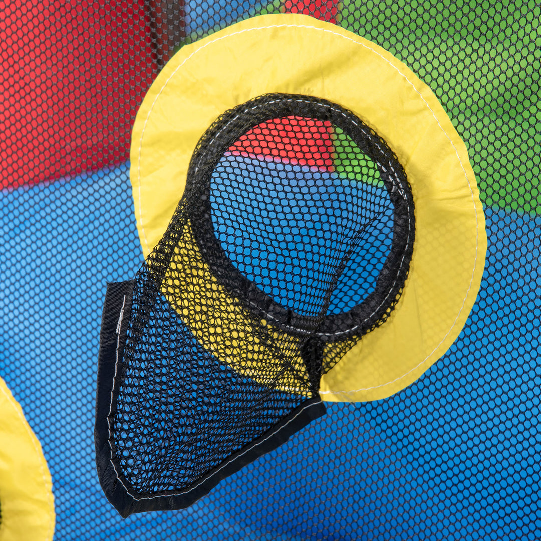6 in 1 Kids Bouncy Castle, with Water Slide, Water Gun, Climbing Wall, Air Blower for Indoors/Outdoors, 3.9 x 3 x 2m