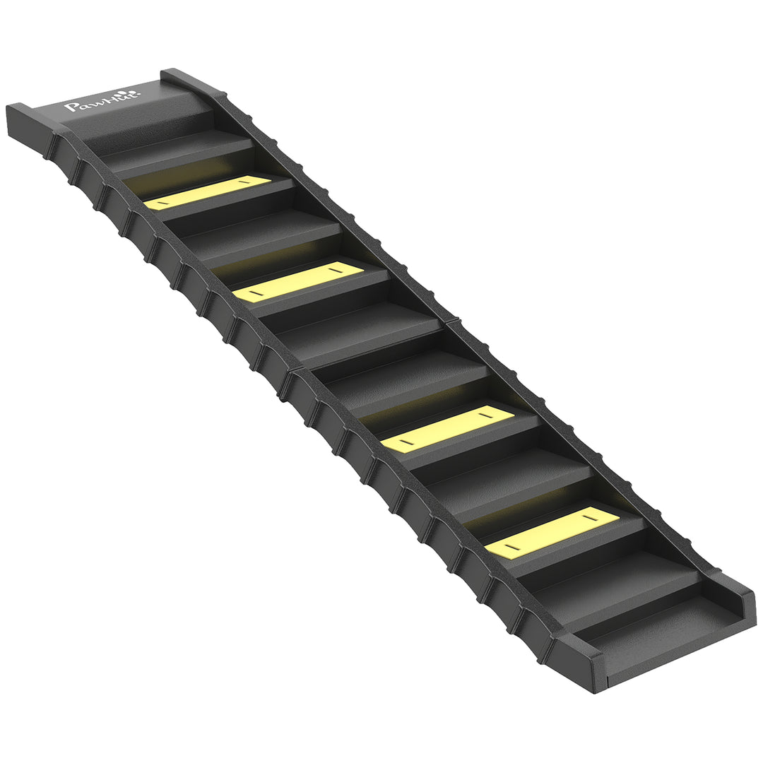 Dog Car Ramp with Anti-Slip Steps, 10-Steps Pet Stairs for Pets to Acc