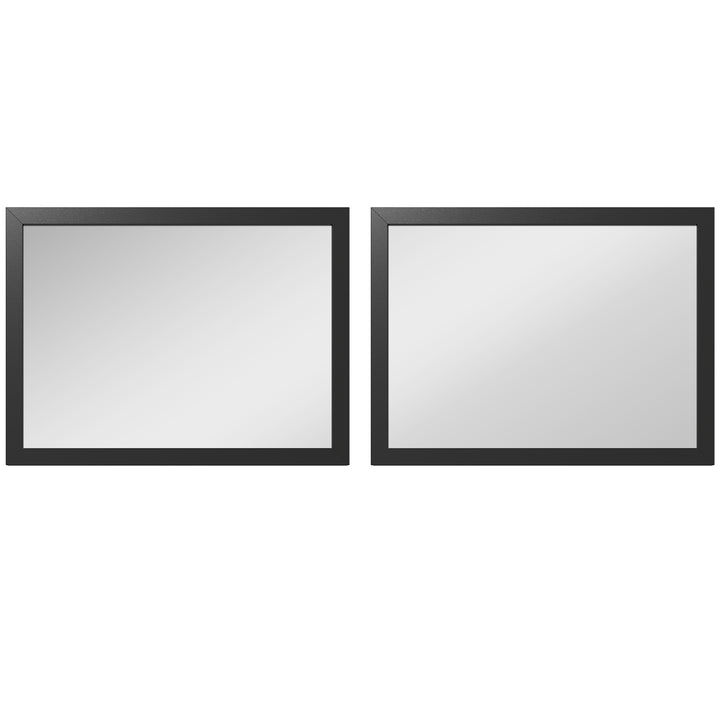 Wall Bathroom Mirror, 30 x 40 cm Wall-Mounted Mirror for Living Room, 