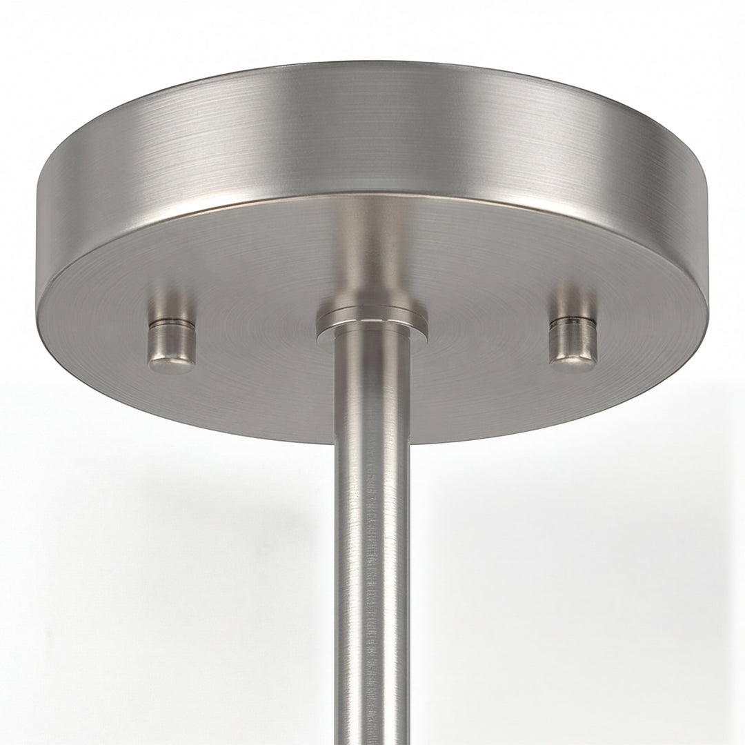 Semi Flush Mount Modern Crystal Chandelier Ceiling Light, Crystal Ceil