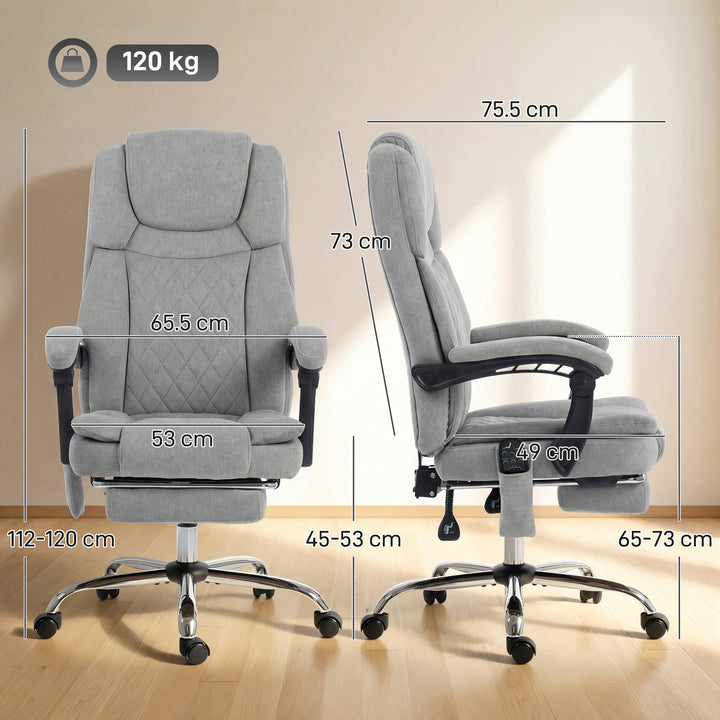 Office Chair with 6-Point Vibration Massage and Heat, Executive Comput