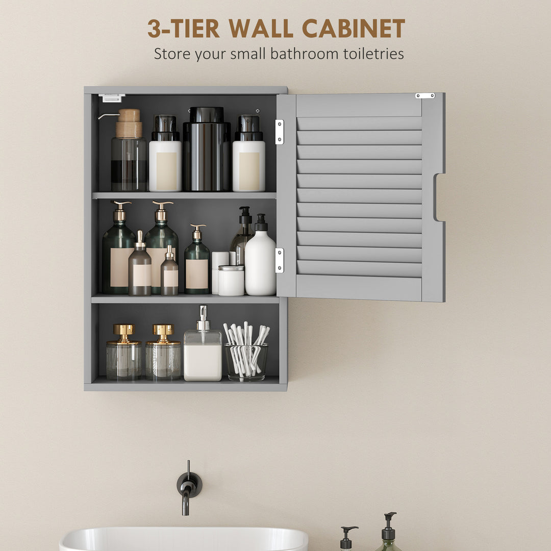 Bathroom Cabinet, Wall Mounted Storage Cabinet with Adjustable Shelves