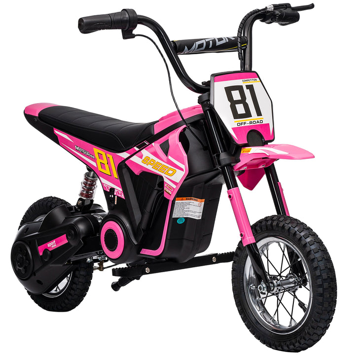 24V Kids Electric Motorbike, Ages 8-12, Dirt Bike