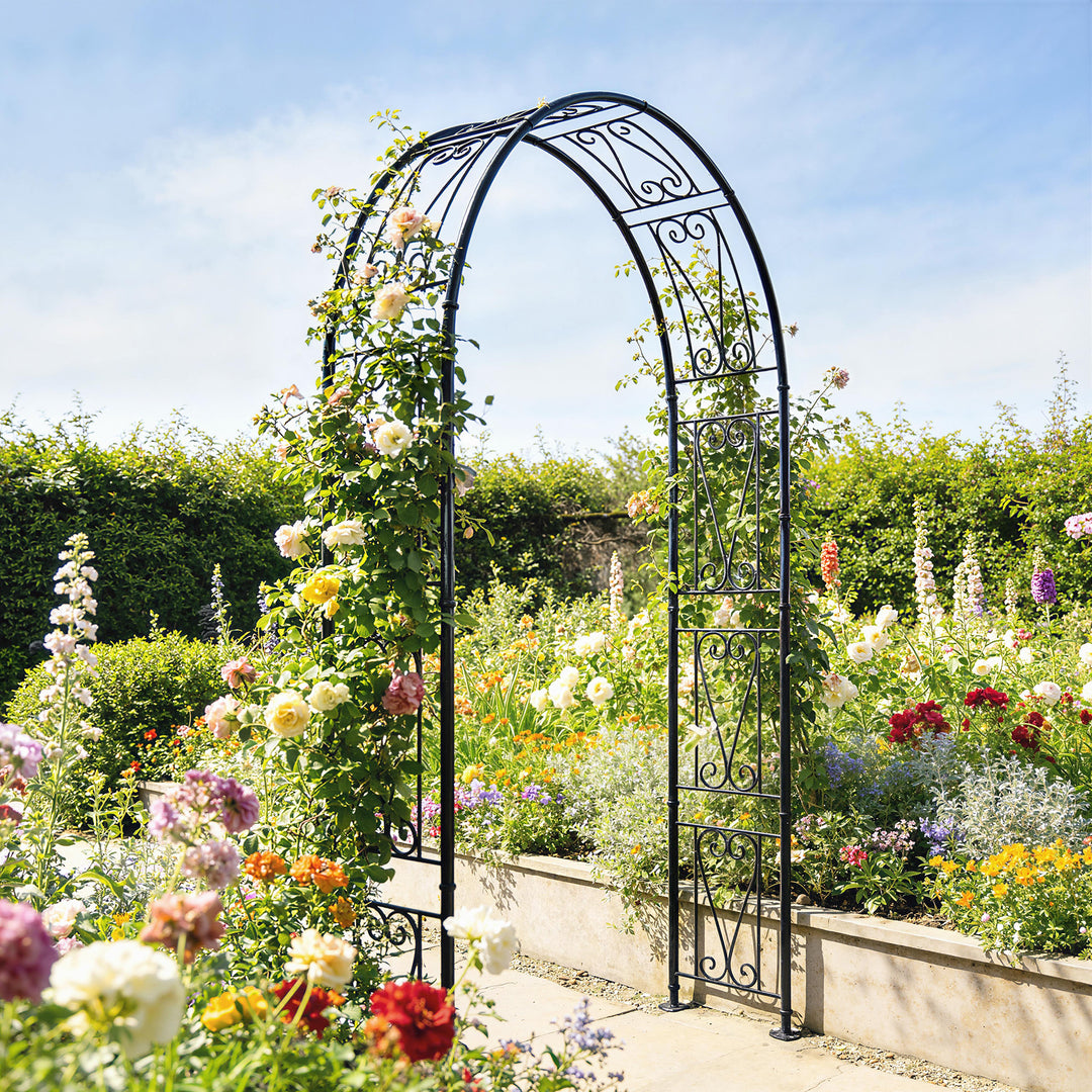 Garden Arch, Arbour Trellis for Climbing Plants, Rose Arch for Wedding