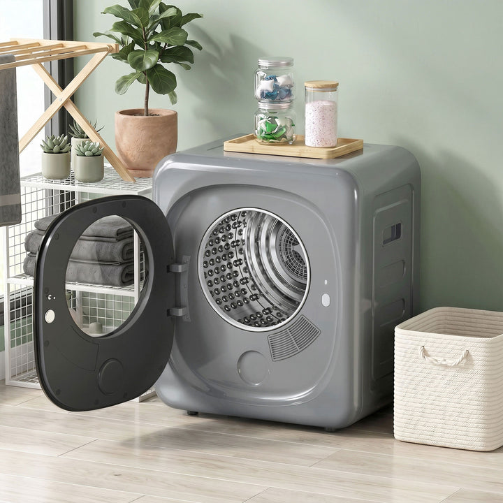 4kg Vented Tumble Dryer with 5 Drying Mode, 800W Compact Freestanding 