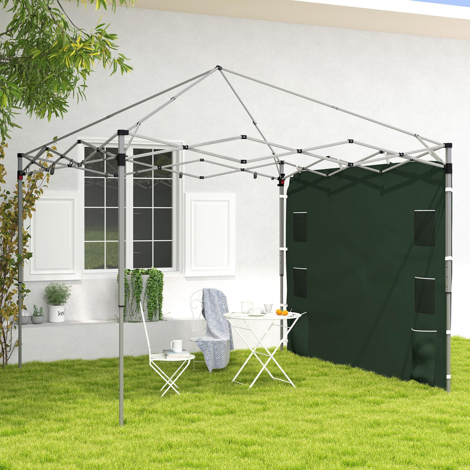 195 x 295cm Replacement Gazebo Sidewall - Green