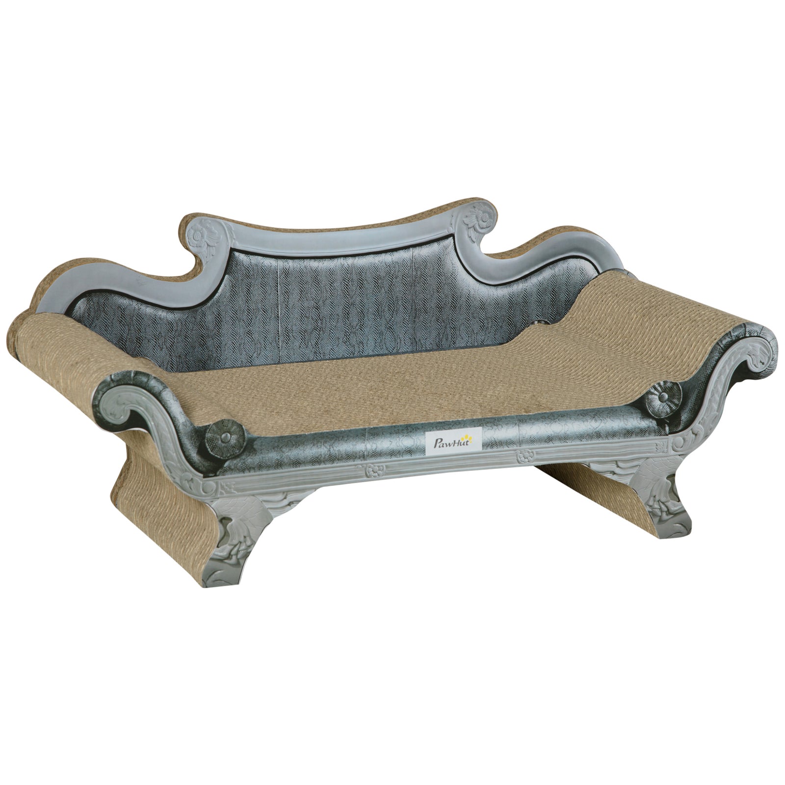 Cat Scratching Board Cardboard Cat Scratchers Lounger, 60 x 29 x 26.5cm