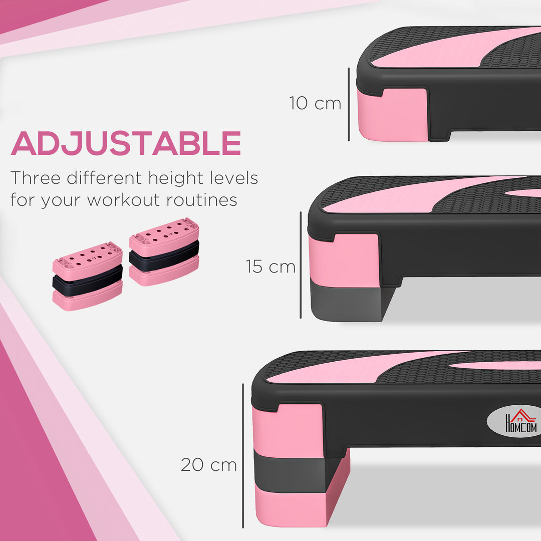 Aerobic Step with 3-Level Adjustable Heights for Home, Office - view 4