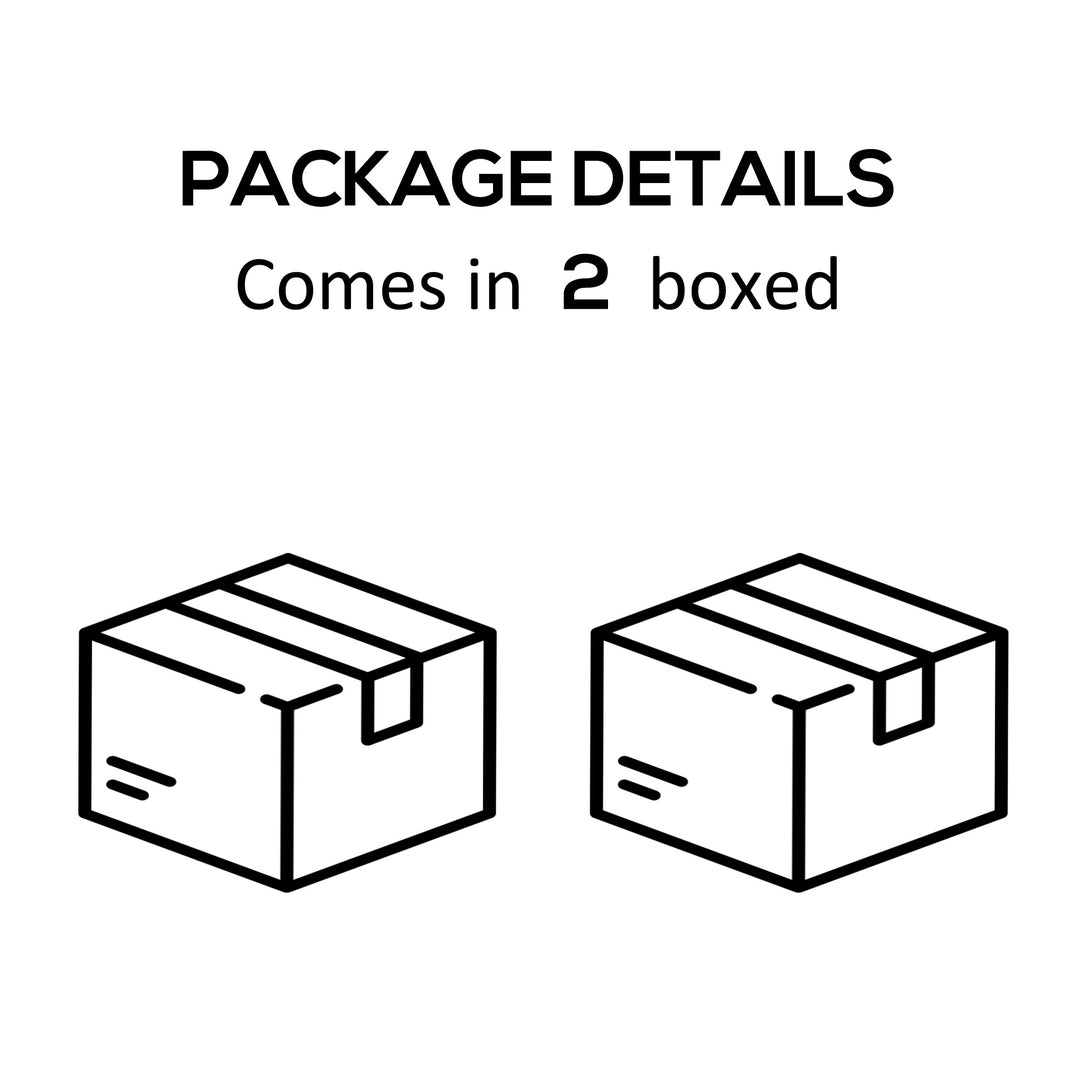 MCL 5 Pieces PE Rattan Garden Furniture Set with 10cm Thick Padded Cushions, Wicker Weave Outdoor Seating Chairs with 2 Armchairs, 2 Stools, Glass Top Table, Brown