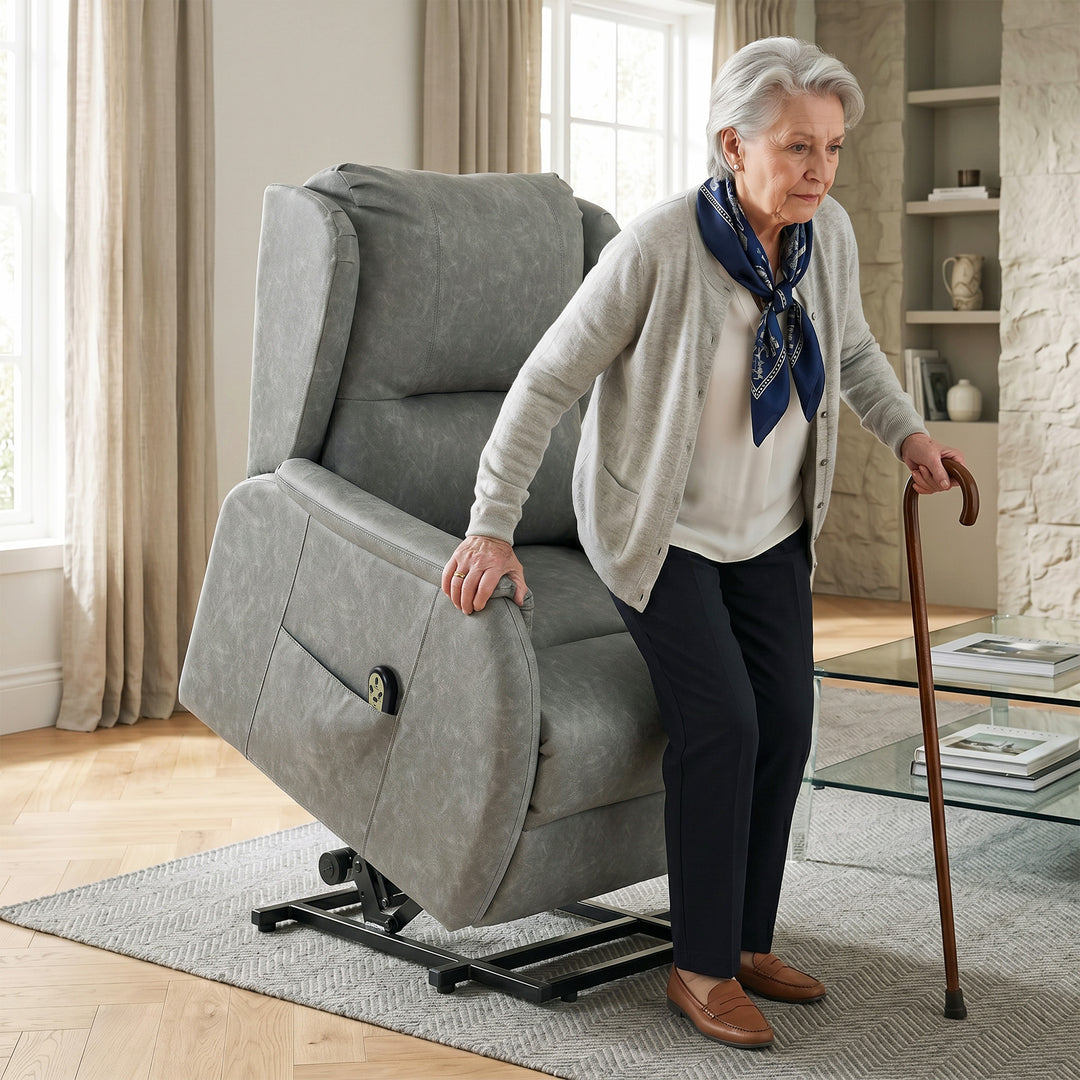 Power Lift Recliner Chair, Dual Motor Electric Lift Chair for Elderly 