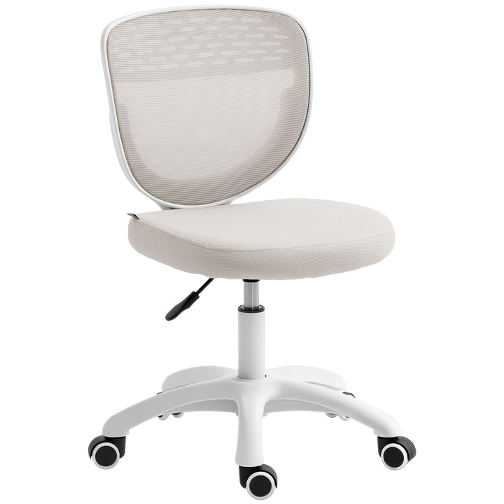 Office Chair, Armless Computer Desk Chair with Breathable Mesh, Adjust