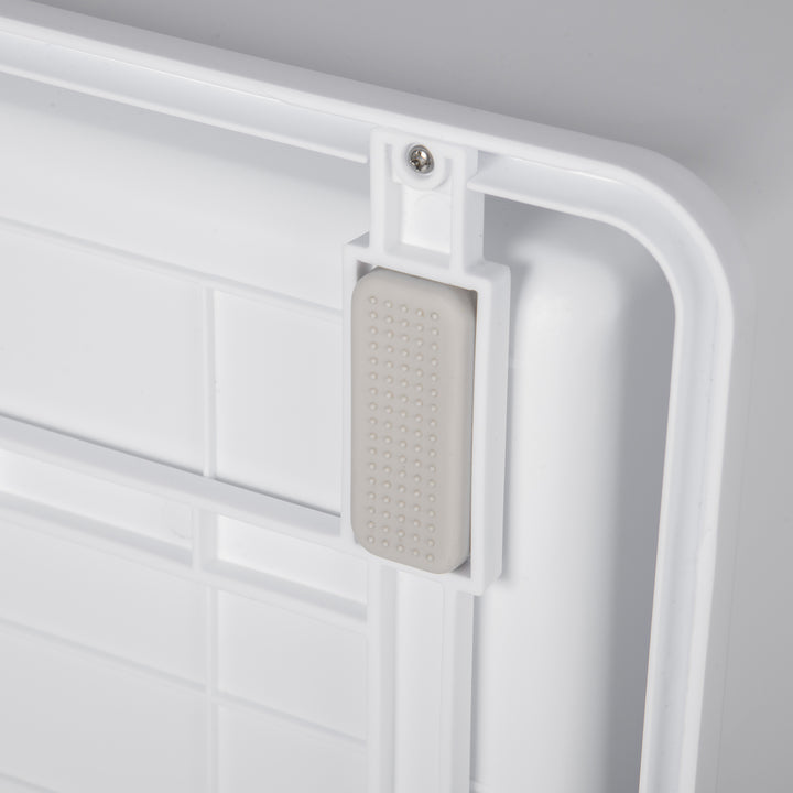 MCL Hooded Cat Litter Box, Portable Pet Toilet, with Scoop, Front Entry - Green