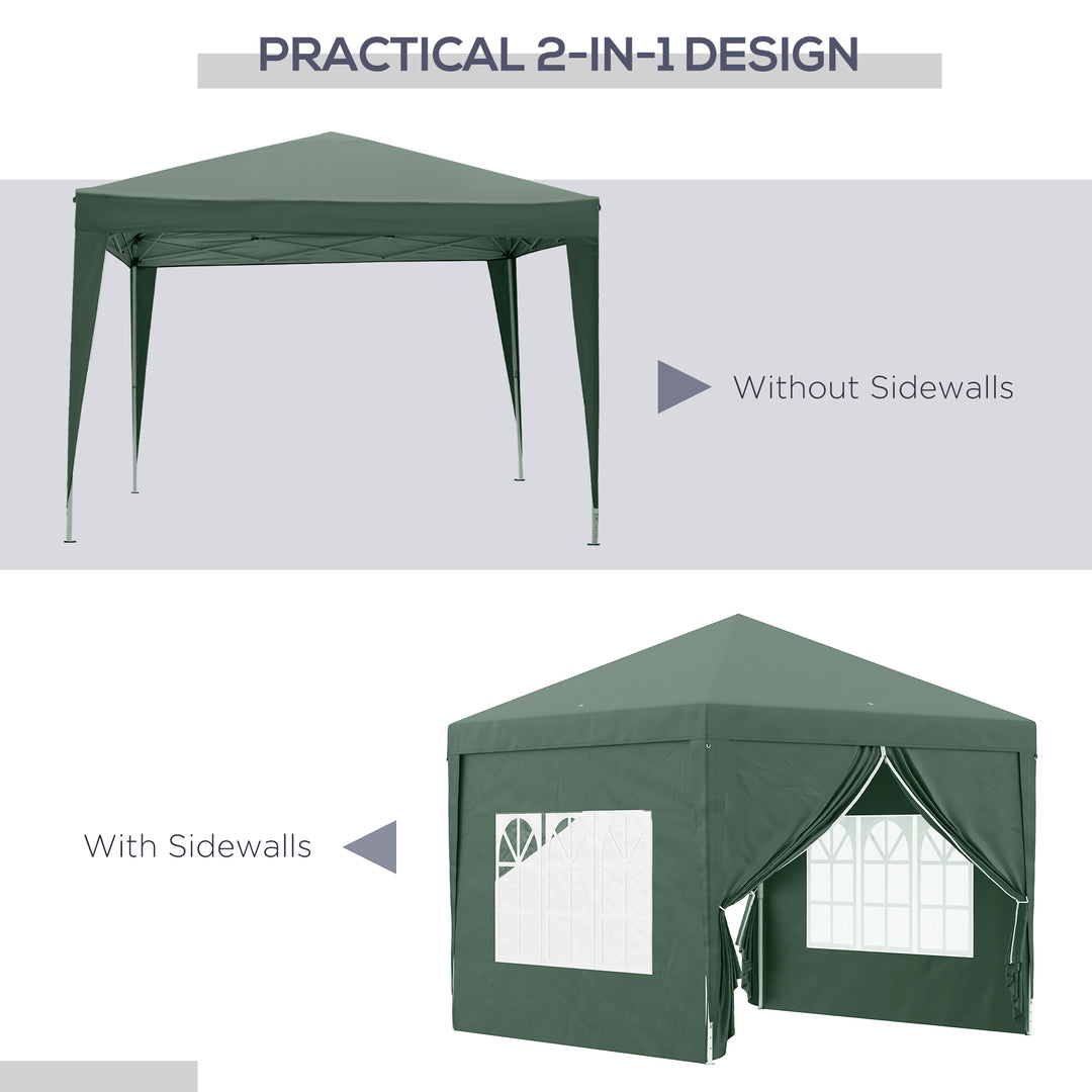 Outsunny Pop Up Gazebo Marquee, size(3m x 3m)