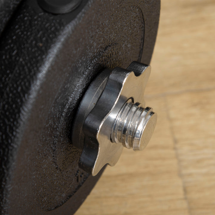 MCL 20KG Adjustable Weights Dumbbells Set, Dumbbell Hand Weights for Home Office Gym Body Fitness Lifting Training, Black