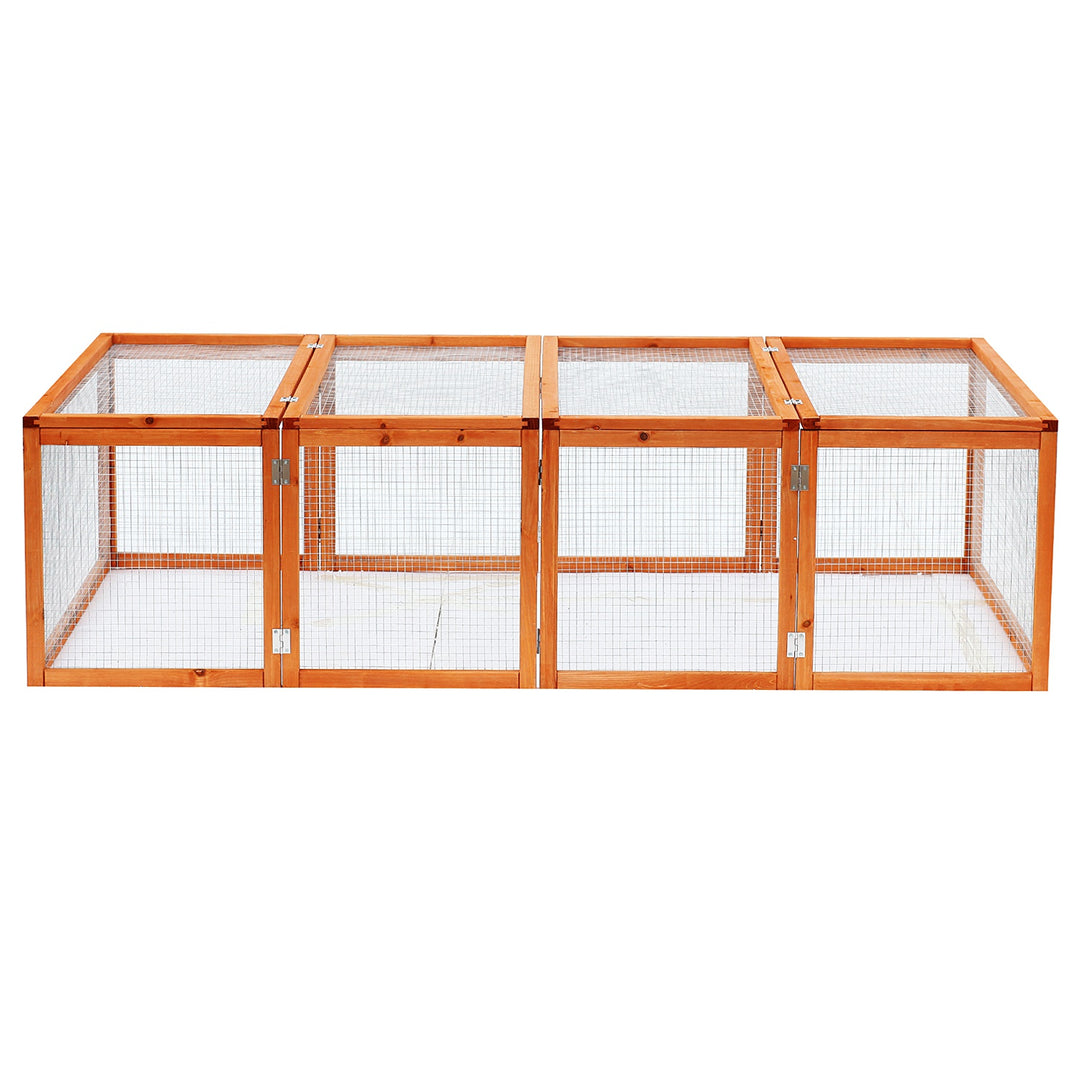Guinea Pigs Hutches W/ Mesh Wire, 181Lx100Wx 48H cm-Wood