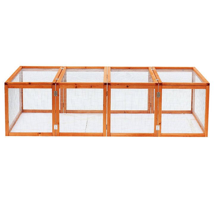 Guinea Pigs Hutches W/ Mesh Wire, 181Lx100Wx 48H cm-Wood
