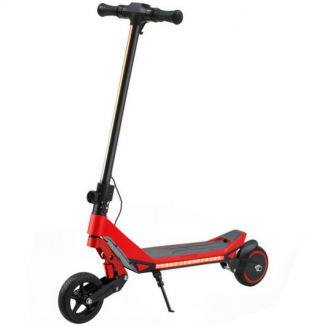 Electric Scooter for Kids, Foldable E Scooter for Age Age 6+ with LED 