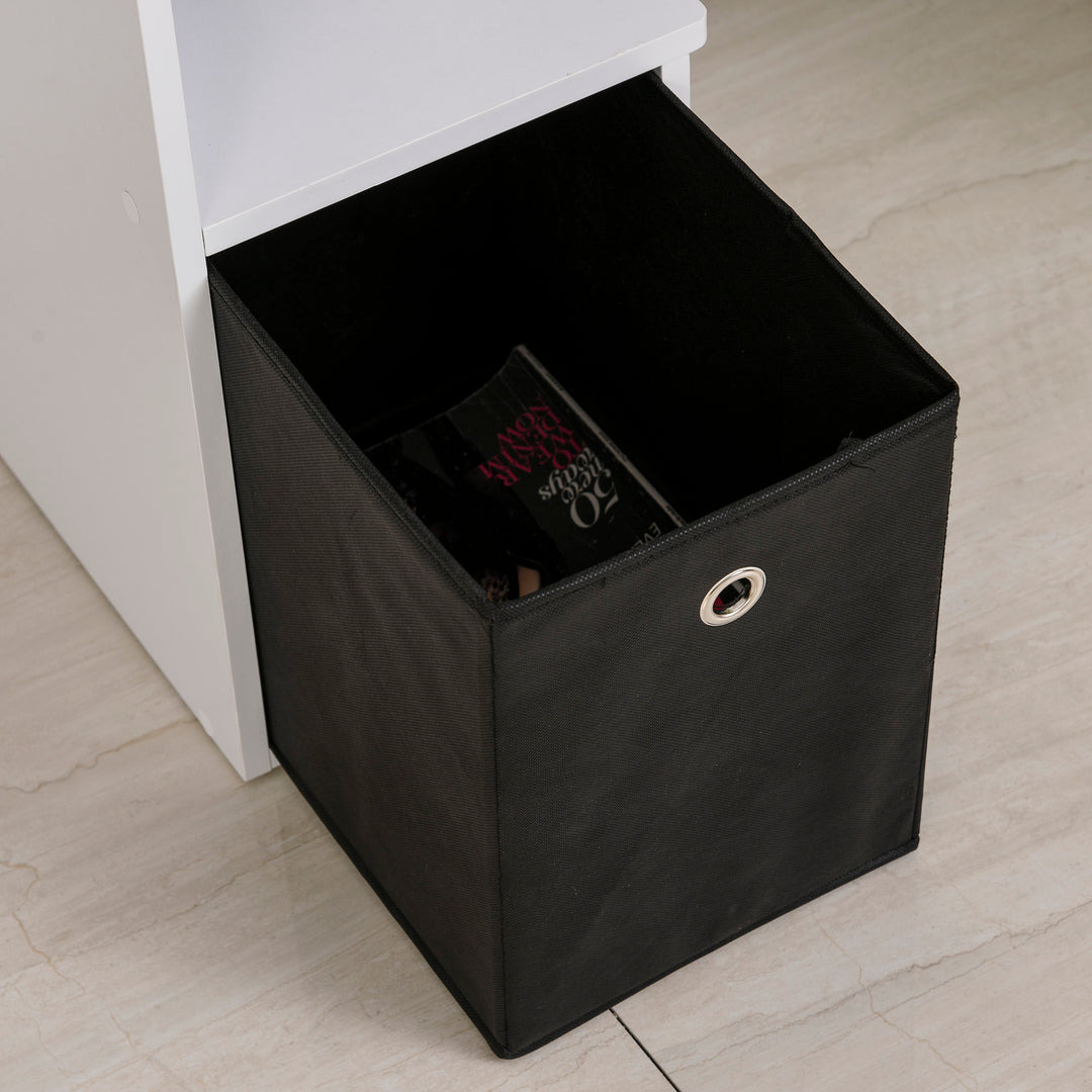 MCL Computer Desk with Sliding Keyboard Tray Storage Drawer Shelf Home Office Workstation White