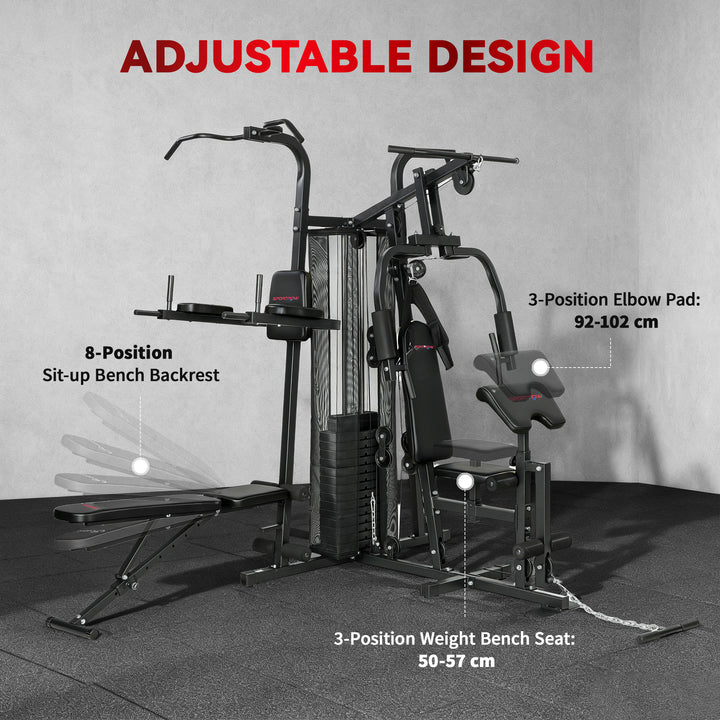 All-in-One Home Gym Machine, Multifunctional Power Cage with 69 kg Wei