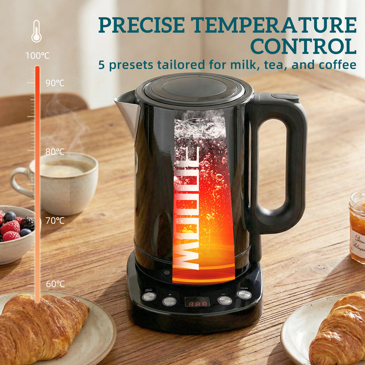 Electric Kettle, 1.7L, Fast Boil, 3kW Water Kettle with UK Strix Therm