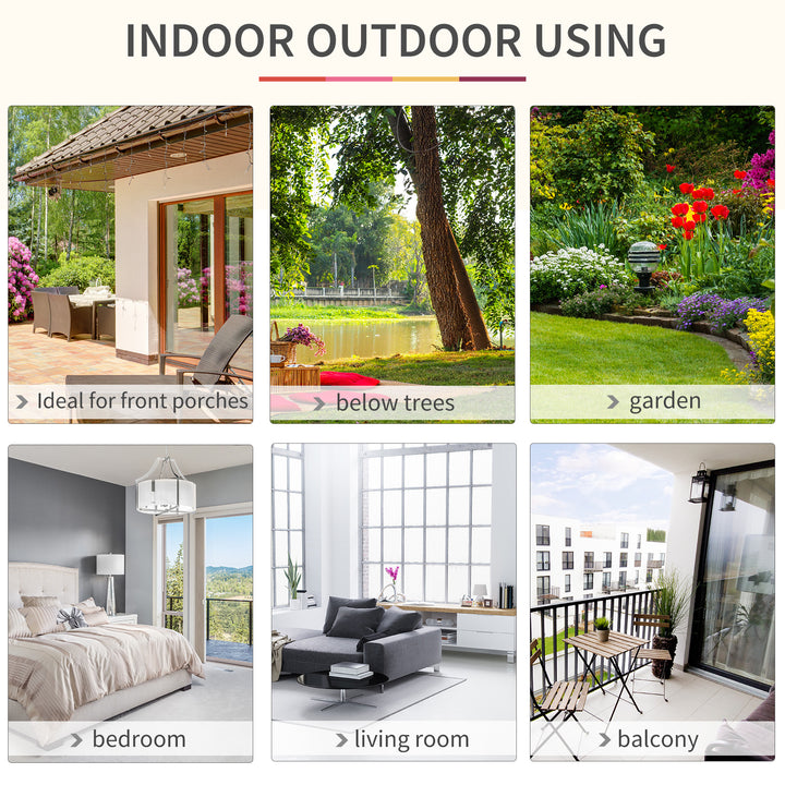 MCL Outdoor Hanging Rope Chair with Cotton Rope, Garden Hammock Chair with Wooden Support Bar Cotton Cloth, Portable Garden Chair for Patio & Tree, Red