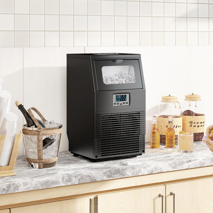 MCL Commercial Ice Maker with 4kg Ice Storage - Black