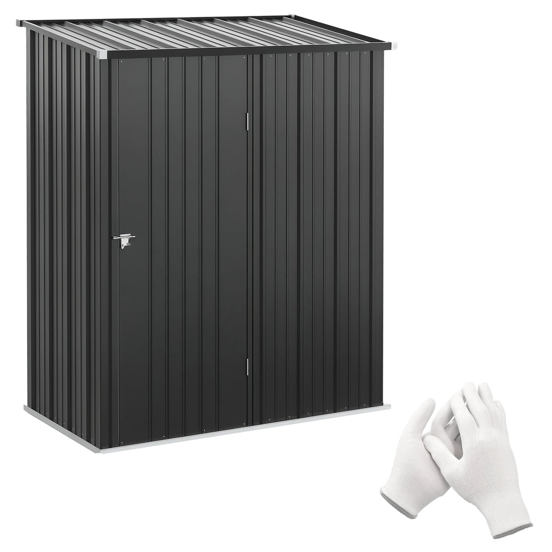 MCL 5.3 x 3.1ft Corrugated Steel Garden Shed