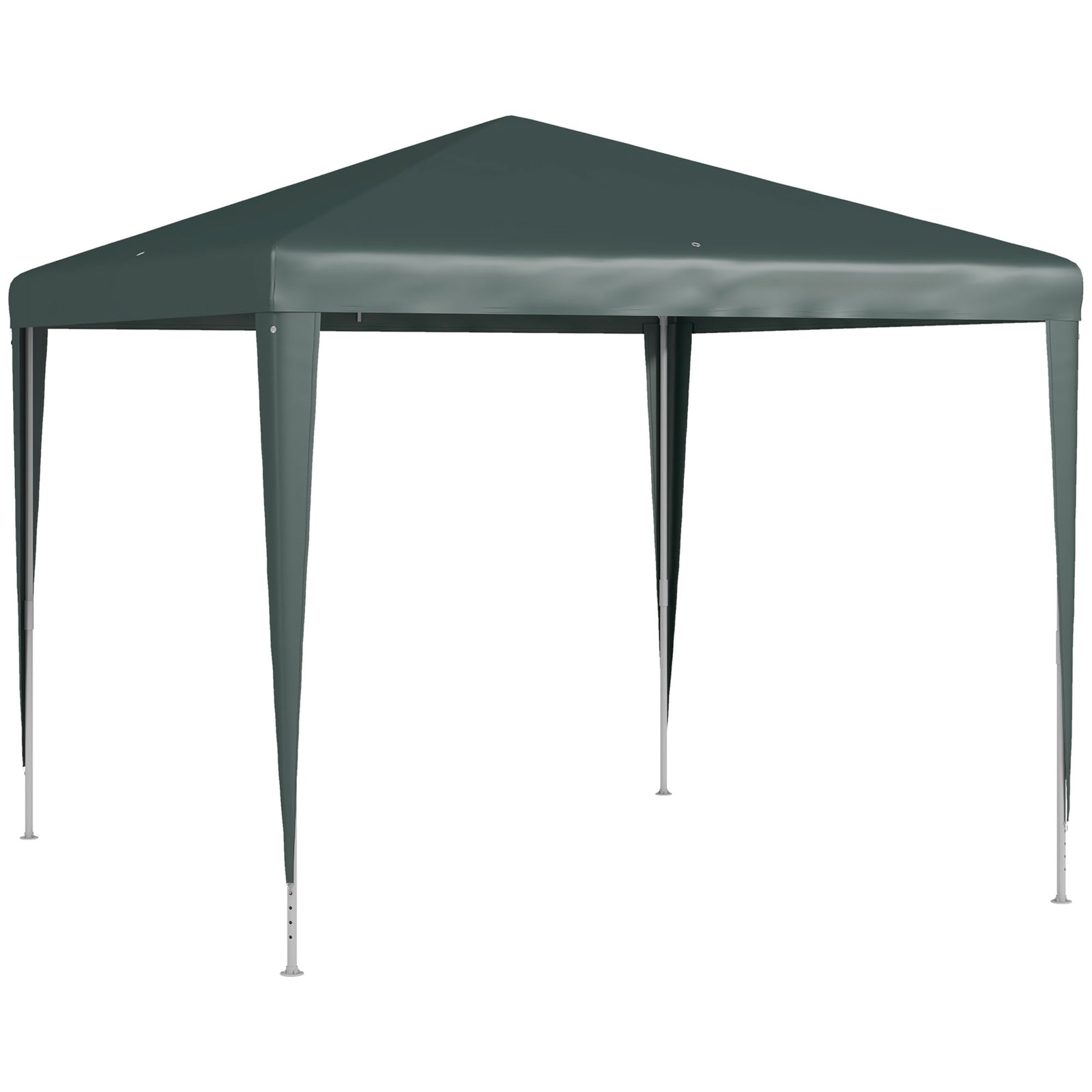 2.7m x 2.7m Garden Gazebo Marquee Party Tent Wedding Canopy Outdoor(Dark Green)
