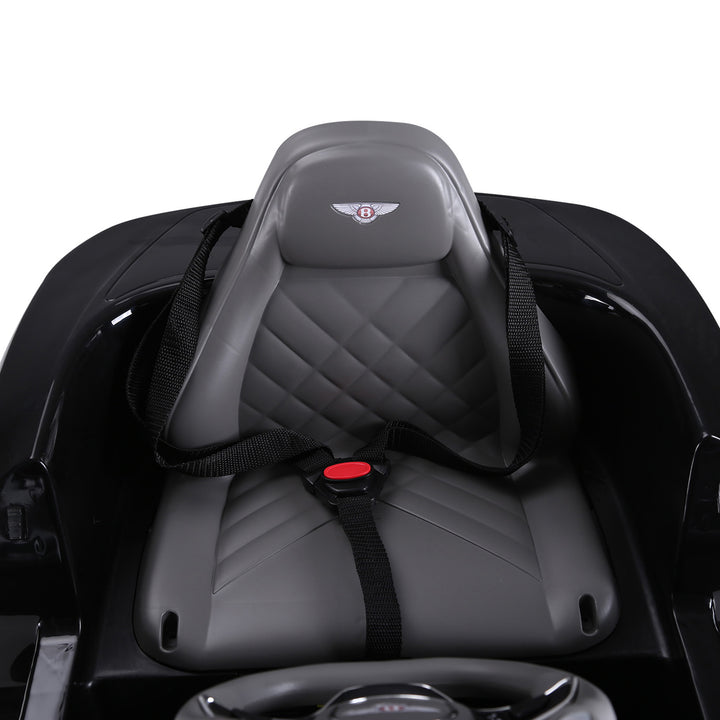 Bentley GT Licensed 12V Electric Car for Kids, Kid's Electric Ride on with Remote Control, Ride on Car with LED Lights, Music, for 3-5 Years, Black