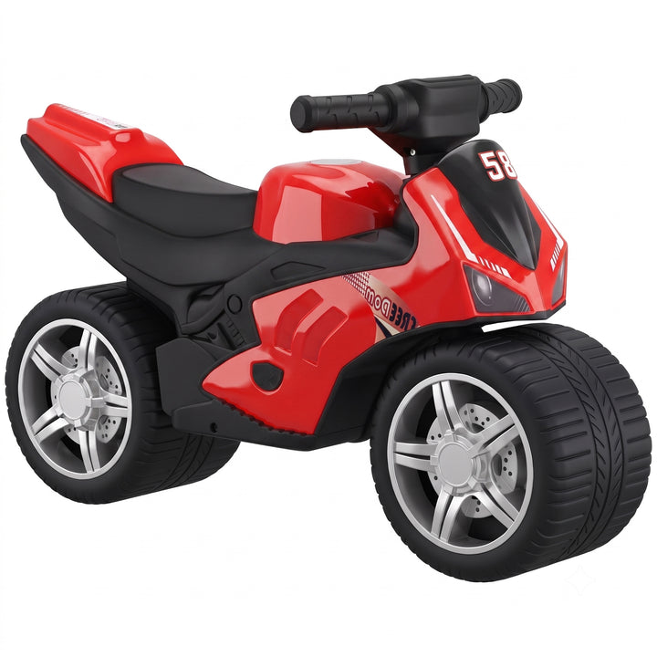 Balance Bike with Music Extra-Wide Wheels Toddler Bike for Boys Girls 