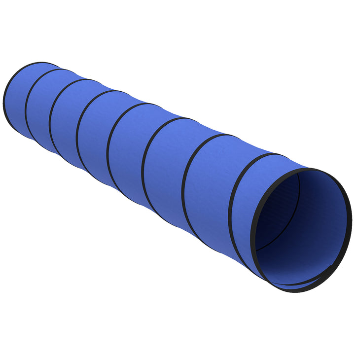 Dog Tunnel, 300 x 50 cm, Foldable Play Tunnel with 4 Pegs and Bag, Tea