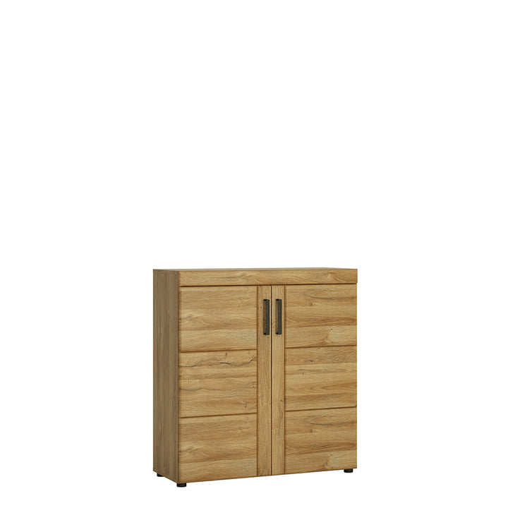 Cortina 2 door shoe cabinet in Grandson Oak