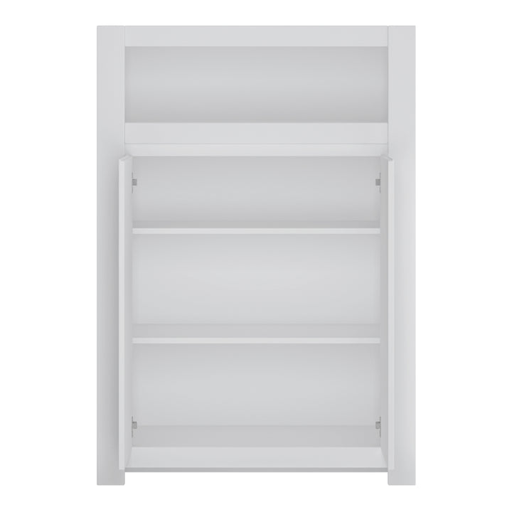 Novi 2 Door Cabinet in Alpine White