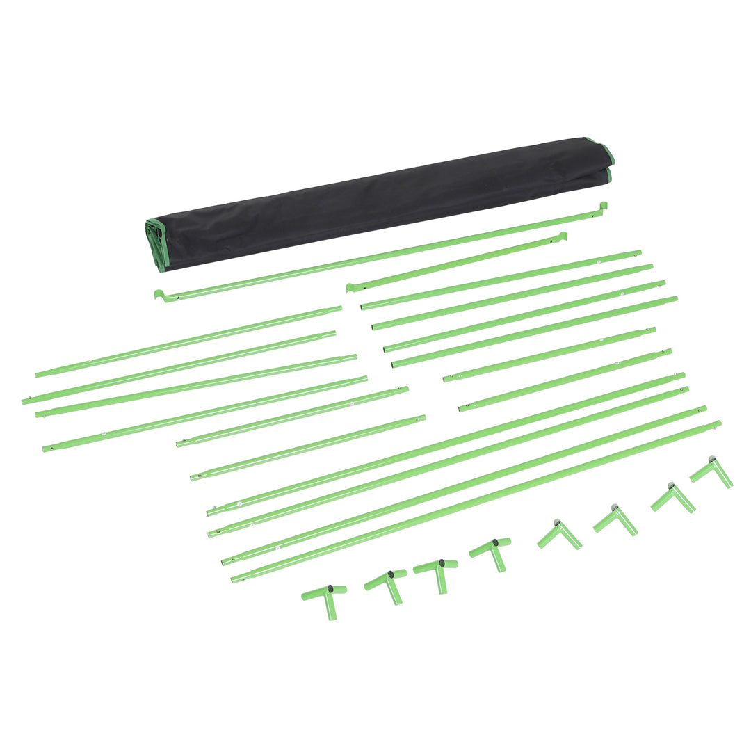 MCL Grow Tent Reflective Mylar Hydroponic with Adjustable Vents and Floor Tray for Indoor Plant Growing, 120 x 60 x 150 cm (47" x 23.5" W x 59")