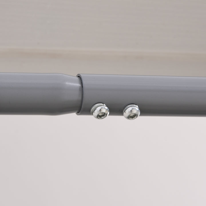 MCL Pull-Up Bar for Doorway, Home Fitness Door Horizontal Push up Bar for Indoor Gym Upper Body Workout, Grey
