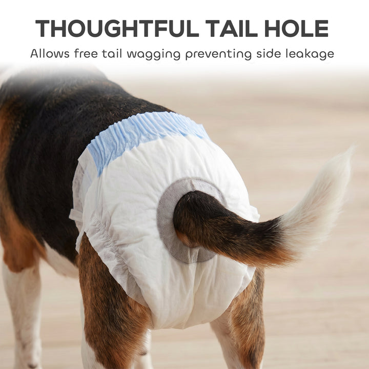 Disposable Dog Diapers Female for L Dogs Incontinence or Excitable Uri