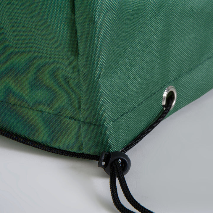 Outsunny Outdoor Garden Furniture Cover Waterproof, Anti-UV 600D Heavy Duty Oxford Fabric Patio Furniture Cover for Rectangular Sofa Table Set, Green, 205 x 145 x 70 cm