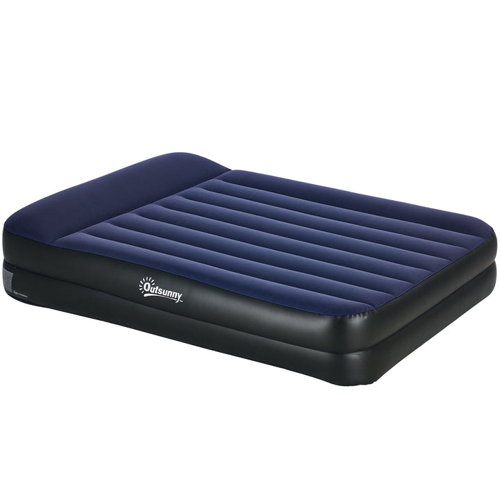 King-Size Air Bed, with Built-in Electric Pump and Carry Bag