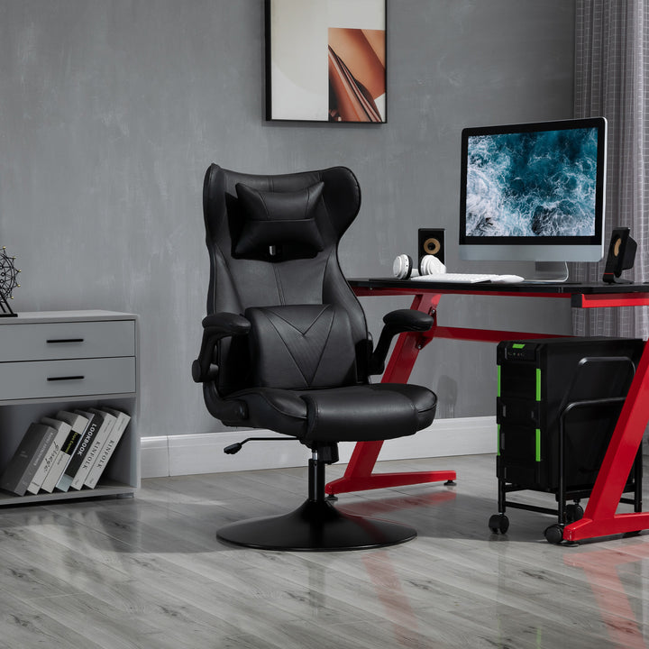 Video Game Chair with Lumbar Support, Racing Style Home Office Chair, 