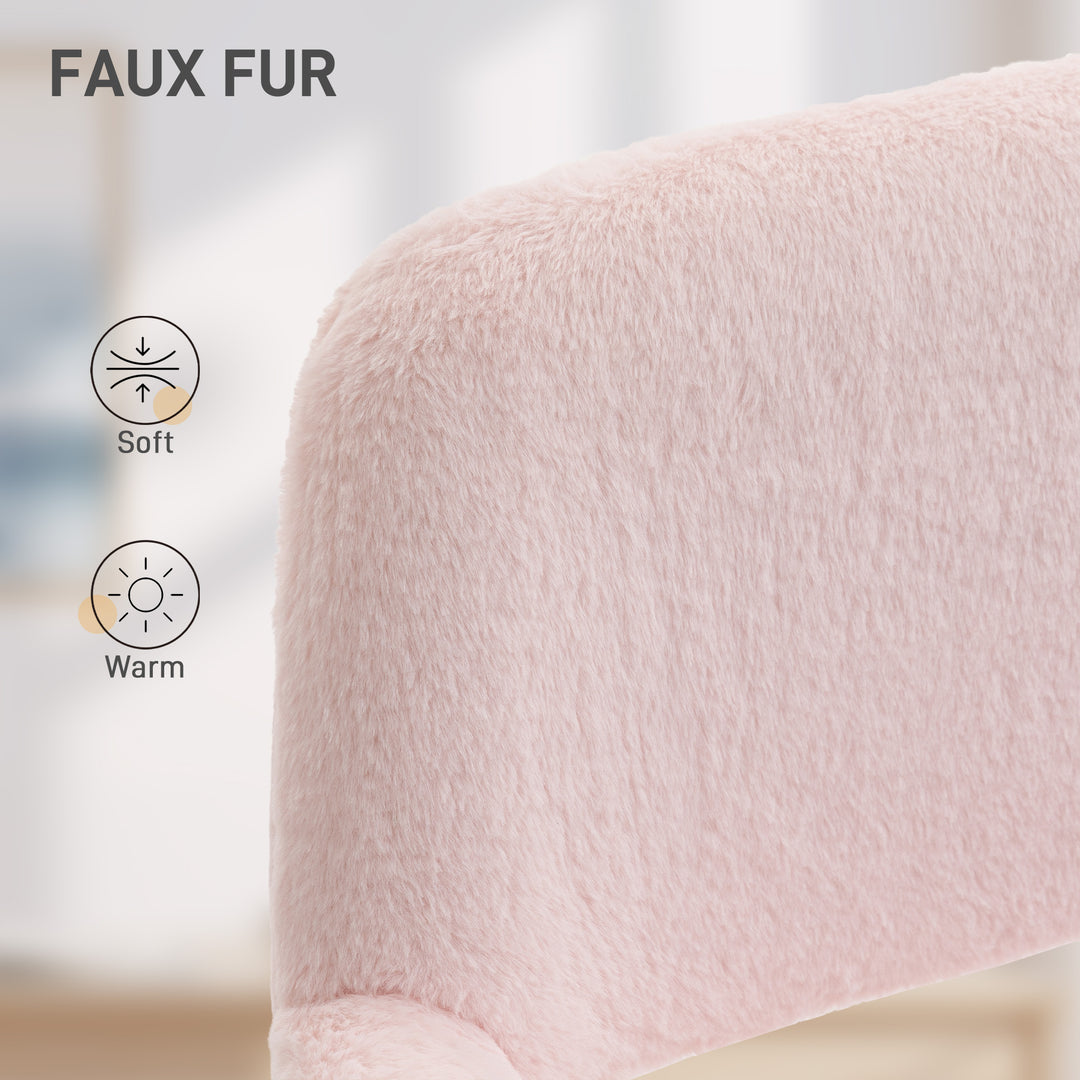 Faux Fur Rabbit Chair
